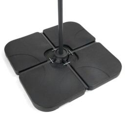 Cantilever Parasol Base Square Banana Umbrella Stand Sand Water 80kg