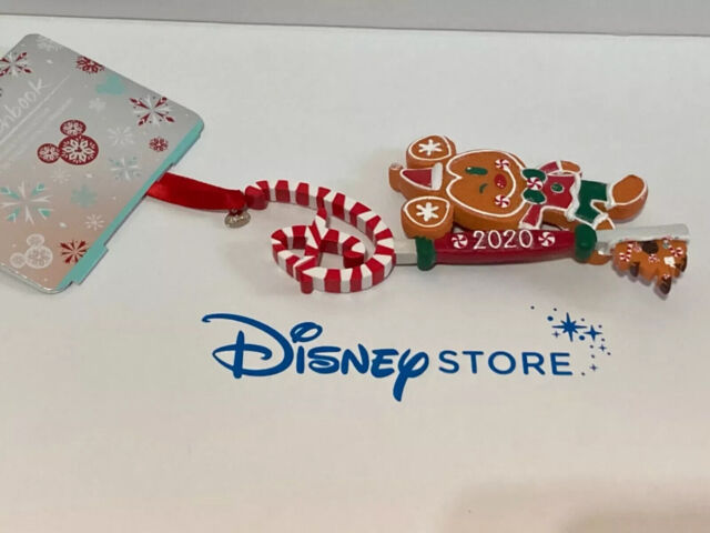 Disney Store Gingerbread Key 2020 Mickey Mouse Ornament Christmas
