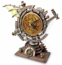 The Stormgrave Chronometer Clock, Steampunk Gift Fantasy Gothic,