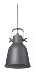 Ceiling Light Black Adrian 16 Metal Industrial Pendant Black/white