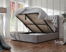 King Dakota Platinum Storage Ottoman - Assembly Option- Local Delivery