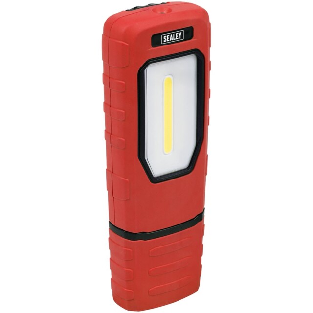 Sealey Rechargeable 360° Inspection Light 3w Cob & 1w Smd Led Red Lipo