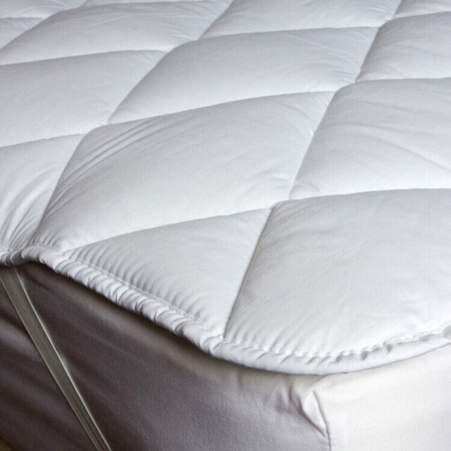 Caravan Mattress Topper Small Single/bunk 76cmx190cm Box Stitched
