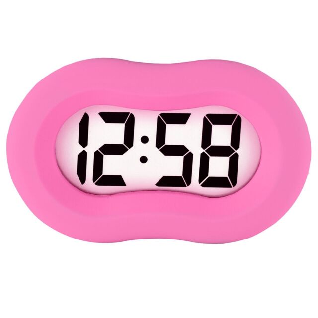 Acctim Vierra Digital Alarm Clock Smartlite Crescendo Alarm Silicone