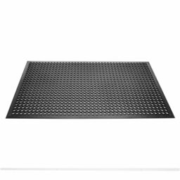 Jantex Rubber Black Anti Fatigue Mat Commercial Kitchen Non Slip