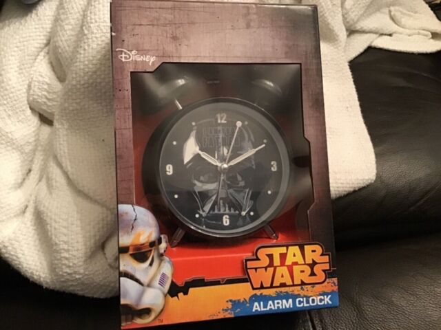 Disney Star Wars Darth Vader Traditional Bell Alarm Clock Brand In Box
