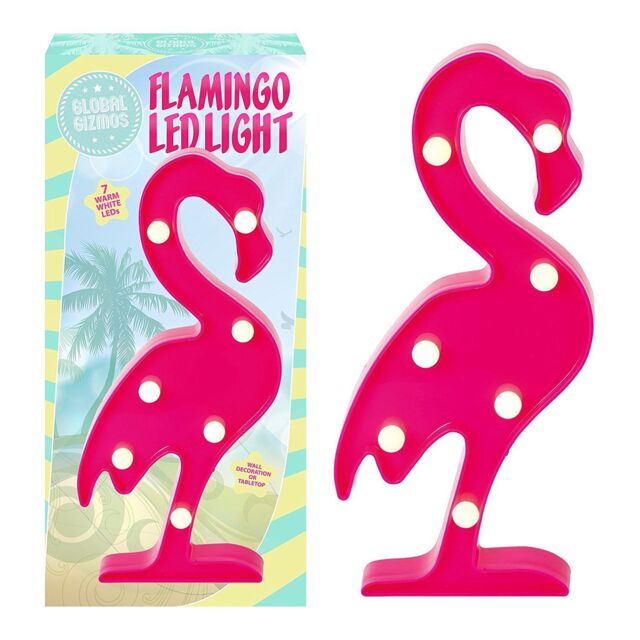Led Flamingo Free Standing Marquee Room Light Pink Home Decor Retro