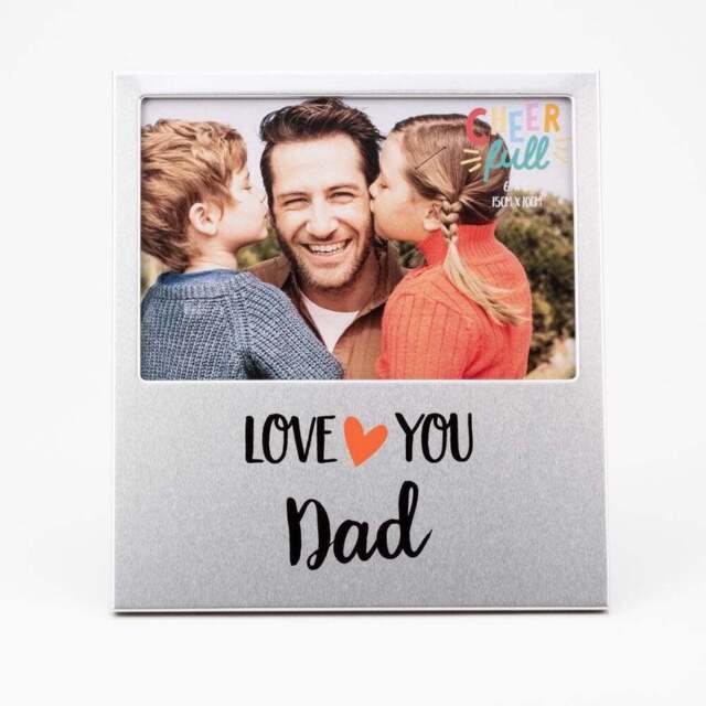 Widdop & Co. Aluminium Love You Dad Photo Frame - 6 X 4 Cf16164d