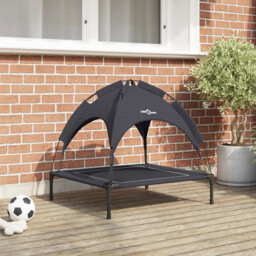 Dog Bed Black M Steel Vidaxl