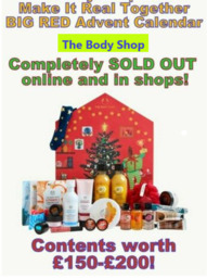 Huge Gift Set Worth £200 - 25-days Of Presents The Body Shop Gift