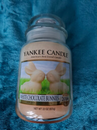 Yankee Candle Large Jar - White Chocolate Bunnies, 623g, Rare