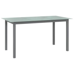 Garden Table Outdoor Dining Table Dinner Table Aluminium And Glass