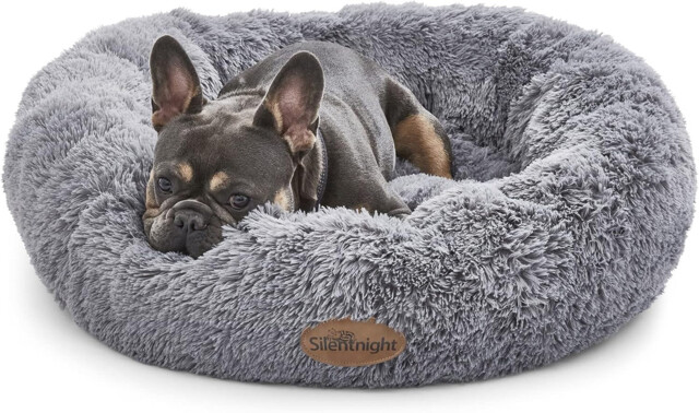 Silentnight Donut Calming Dog Bed - Calming Dog Cat Pet Bed Anxiety