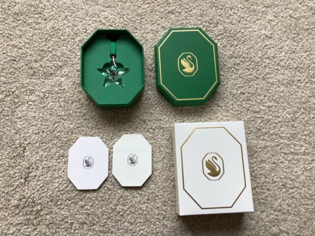 Swarovski Little Star 2023 Christmas Ornament Small Clear Ref 5646769