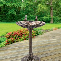 Decor Bird Bath H80 X W50cm Garden Decoration