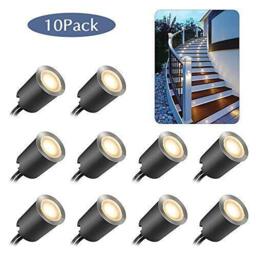 Smy Lighting 10pcs Decking Lights, Led Deck Lights With Protecting