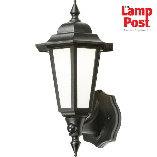 Knightsbridge Lant2 Outdoor Led Wall Porch Lantern Light With Pir