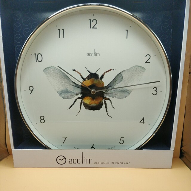 Acctim Society Insect 30cm Wall Clock Bee Design