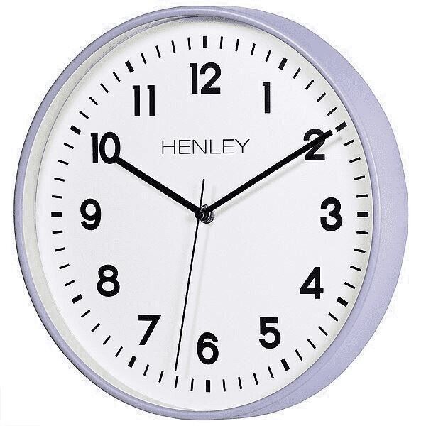 Wall Clock Henley Face 33cm Round Modern Contemporary Luxury 532