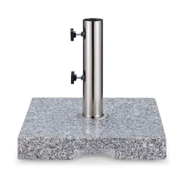 Vonhaus Parasol Base 22kg - Heavy Duty Stone Granite Umbrella Stand