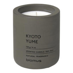 Blomus Fraga Scented Candle Kyoto Yume, Fragrance Candle, Concrete,
