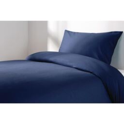 Mitre Essentials Spectrum Flat Sheet In Navy - Polycotton - Single