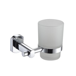 "Wall Mounted Rust Proof Polished Chrome ""admiralty"" Toothbrush Holder"