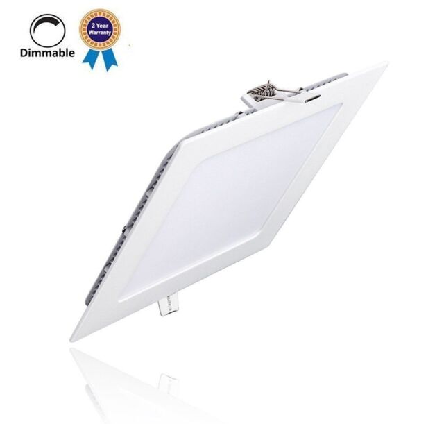 Led Recessed Light 9w Dimmable Ultra Thin Square Flat 5 Inch 5000k