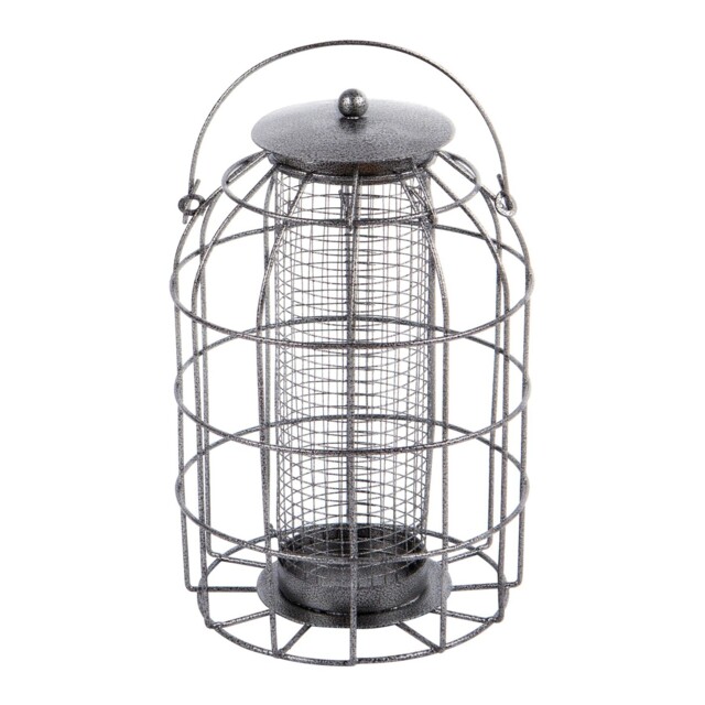 Squirrel-proof Metal Nut Bird Feeder - Grey