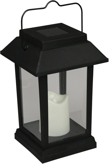 Luxform Lighting Solar Bali Hanging Lantern In Black Aa Battery Garden