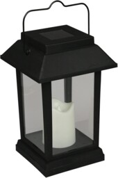 Luxform Lighting Solar Bali Hanging Lantern In Black Aa Battery Garden
