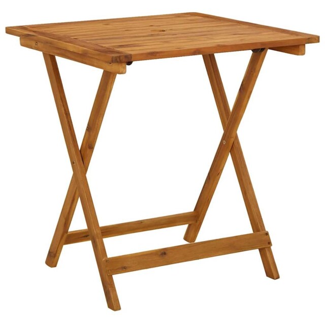 Outdoor Patio Wooden Folding Garden Table Acacia Wood Outside Dining