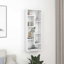 90cm Grey Sonoma Wall Cube Shelf Floating Display Storage Bookcase