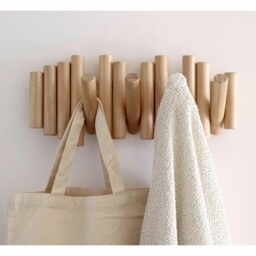 Umbra Furniture Picket Wall Hooks Coat Hook Pine Wood Natural