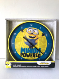Minions Minion Powered Retro Wall Clock Brand In Box