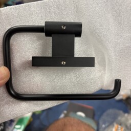 Sagittarius One 140s1 B Matt Black Toilet Roll Holder (c5