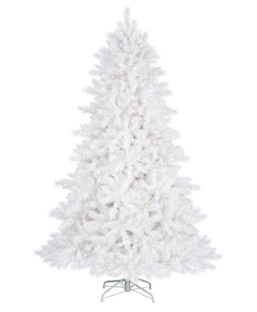 7ft Full White Glacier Pine Artificial Christmas Tree Swift Brand