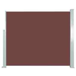 Retractable Side Awning 120 X 300 Cm Brown Vidaxl