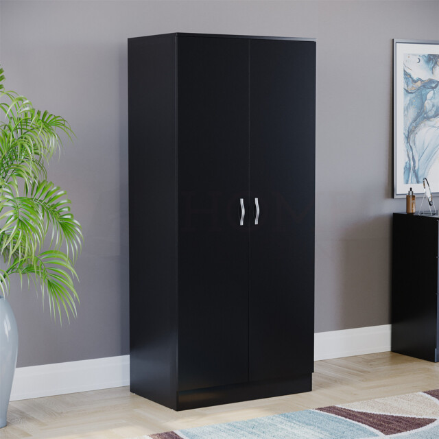 Modern Bedroom Wardrobe Furniture Storage Unit Space Clothes Rail 2