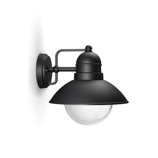 Hoverfly Black Wall Mount Wall Lamp Outdoor/facade Sconce 1x
