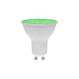 Prolite 7w Dimmable Led Gu10 Lamp, Green
