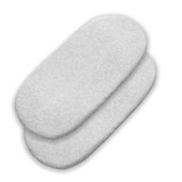 Clevamama Cotton Sheets Grey 2pk Baby Nursery Bedding