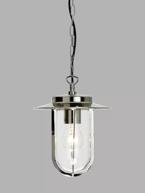 Astro Montparnasse Outdoor Pendant Porch Light Polished Nickel Rrp