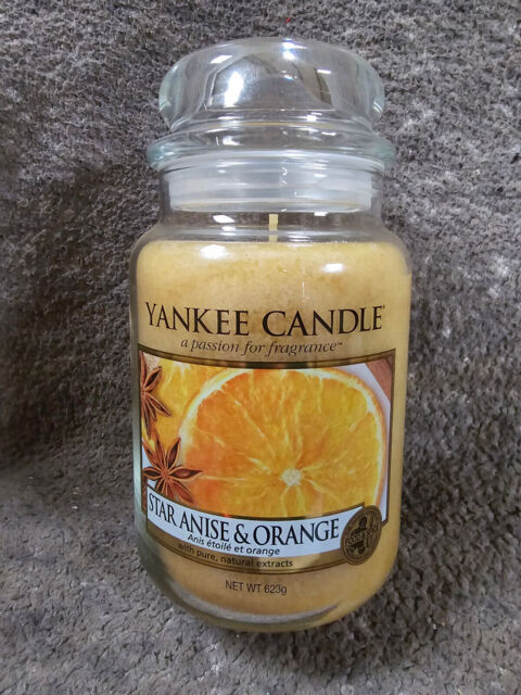 Yankee Candle Large Jar Star Anise & Orange 2017 Hard To Find