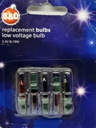 B&q 05017522 05017584 5 X Multi Coloured Spare Christmas Light Bulbs