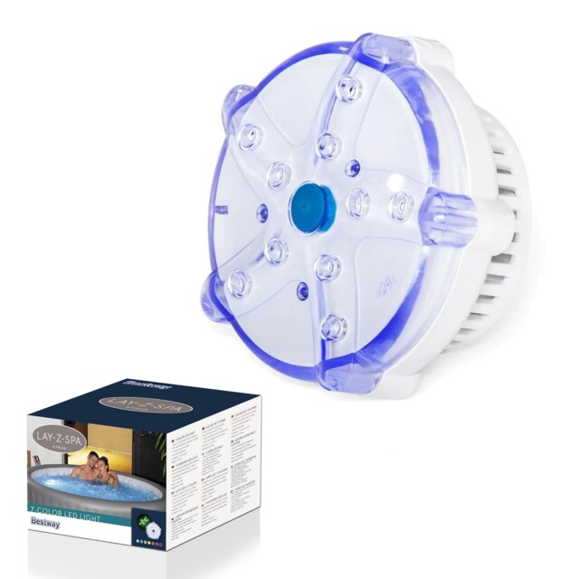 Lay-z-spa Led Light Accessory For Hot Tubs, 7 Colour Underwater