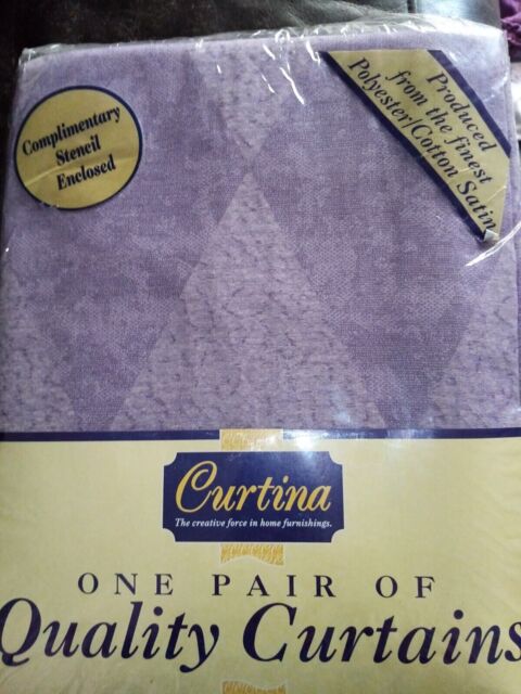 "Pair Of Curtina Quality Curtains 90"" Wide By 72"" Long Each Curtain"