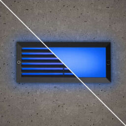 Blue Led Outdoor Brick Light 5w Garden Wall Pathway Step Lighting Ip54