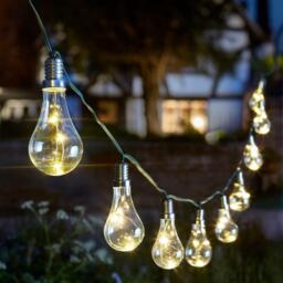 Smart Garden Solar-powered Outdoor Eureka Lightbulbs Led String Lights