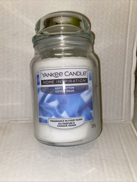 Yankee Candle Home Inspiration Soft Cotton Large Glass Jar -